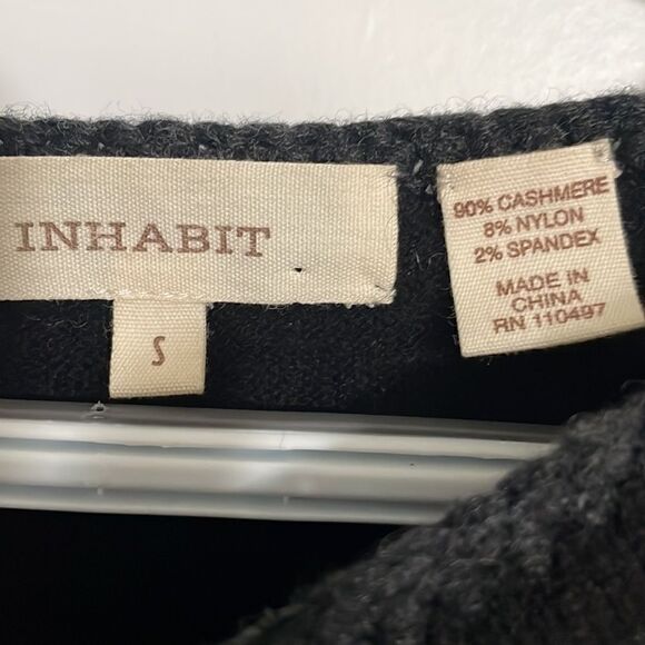 Inhabit Black Cashmere Sweater  - Picture 4 of 6